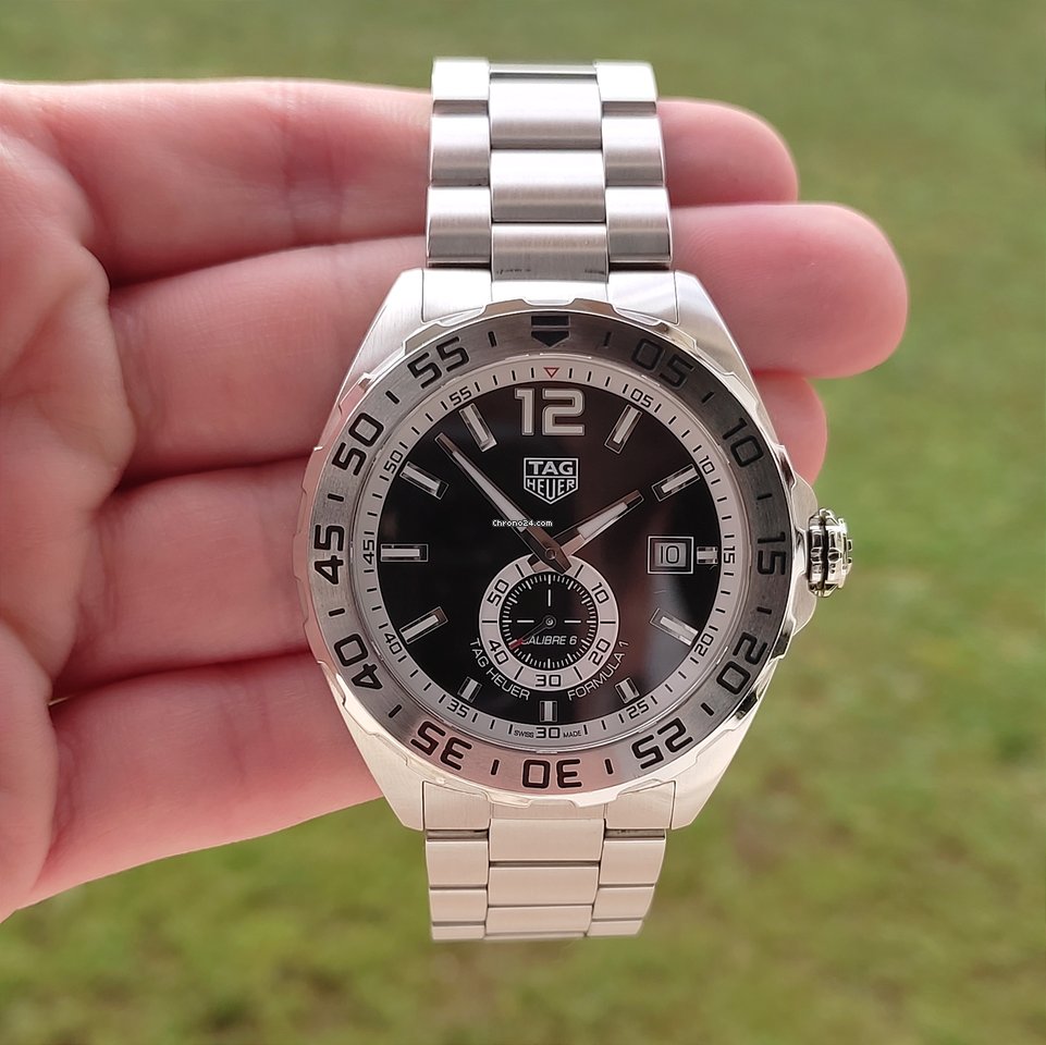 Tag Heuer Formula 1 Automatic Black Dial Silver Steel Strap Watch for Men - WAZ2012.BA0842 Buy Now By Tag Heuer