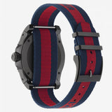 Gucci Dive Tiger Blue and Red Dial Blue Red Blue Nylon Strap Watch For Men - YA136215 Buy Now By Gucci