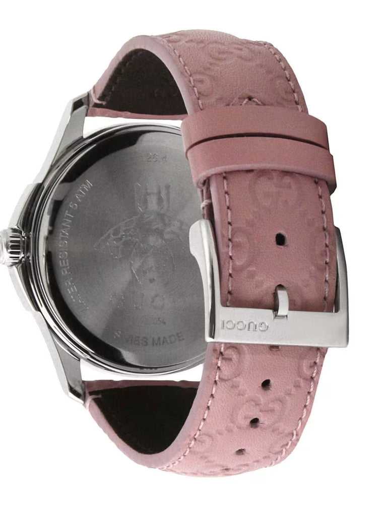 Gucci G Timeless Quartz Candy Pink Dial Pink Leather Strap Watch For Women - YA1264030 Buy Now By Gucci