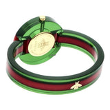 Gucci Vintage Web Mother of Pearl Dial Two Tone Plastic Strap Watch For Women - YA143403 Buy Now By Gucci