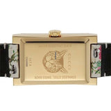 Gucci G-Frame Floral Mother of Pearl Dial White Leather Strap Watch For Women - YA147406 Buy Now By Gucci