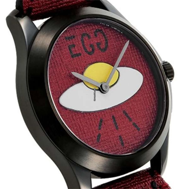 Gucci G Timeless Ghost Red Dial Red Leather Strap Watch For Men - YA1264023 Buy Now By Gucci