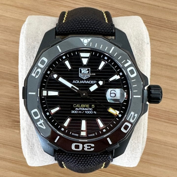 Tag Heuer Aquaracer Black Dial Watch for Men - WAY218A.FC6362