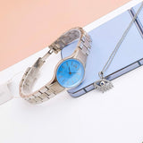 Calvin Klein Simplicity Blue Dial Silver Steel Strap Watch for Women - K432314N Buy Now By Calvin Klein