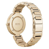 Hugo Boss Allusion Gold Dial Gold Steel Strap Watch for Women - 1502415 Buy Now By Hugo Boss