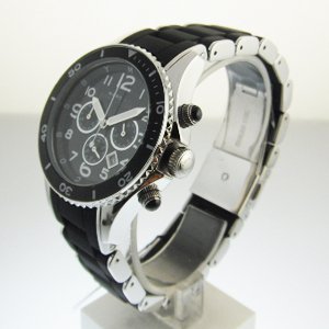 Marc Jacobs Rock Chronograph Black Dial Black Silicone Strap Watch for Women - MBM2551 Buy Now By Marc Jacobs