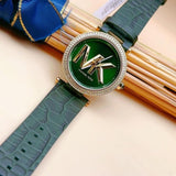 Michael Kors Parker Green Dial Green Leather Strap Watch For Women - MK4724 Buy Now By Michael Kors
