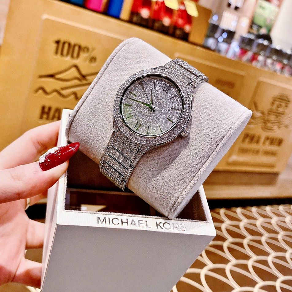 Michael Kors Kerry Crystal Pave Silver Dial Silver Steel Strap Watch For Women - MK3359 Buy Now By Michael Kors