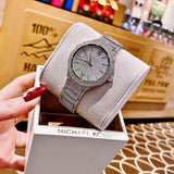 Michael Kors Kerry Crystal Pave Silver Dial Silver Steel Strap Watch For Women - MK3359 Buy Now By Michael Kors