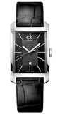 Calvin Klein Window Black Dial Black Leather Strap Watch for Men - K2M23107 Buy Now By Calvin Klein