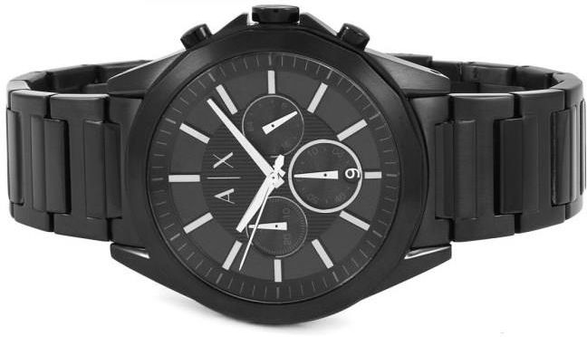 Armani Exchange Drexler Chronograph Black Dial Black Steel Strap Watch For Men - AX2601 Buy Now By Armani Exchange