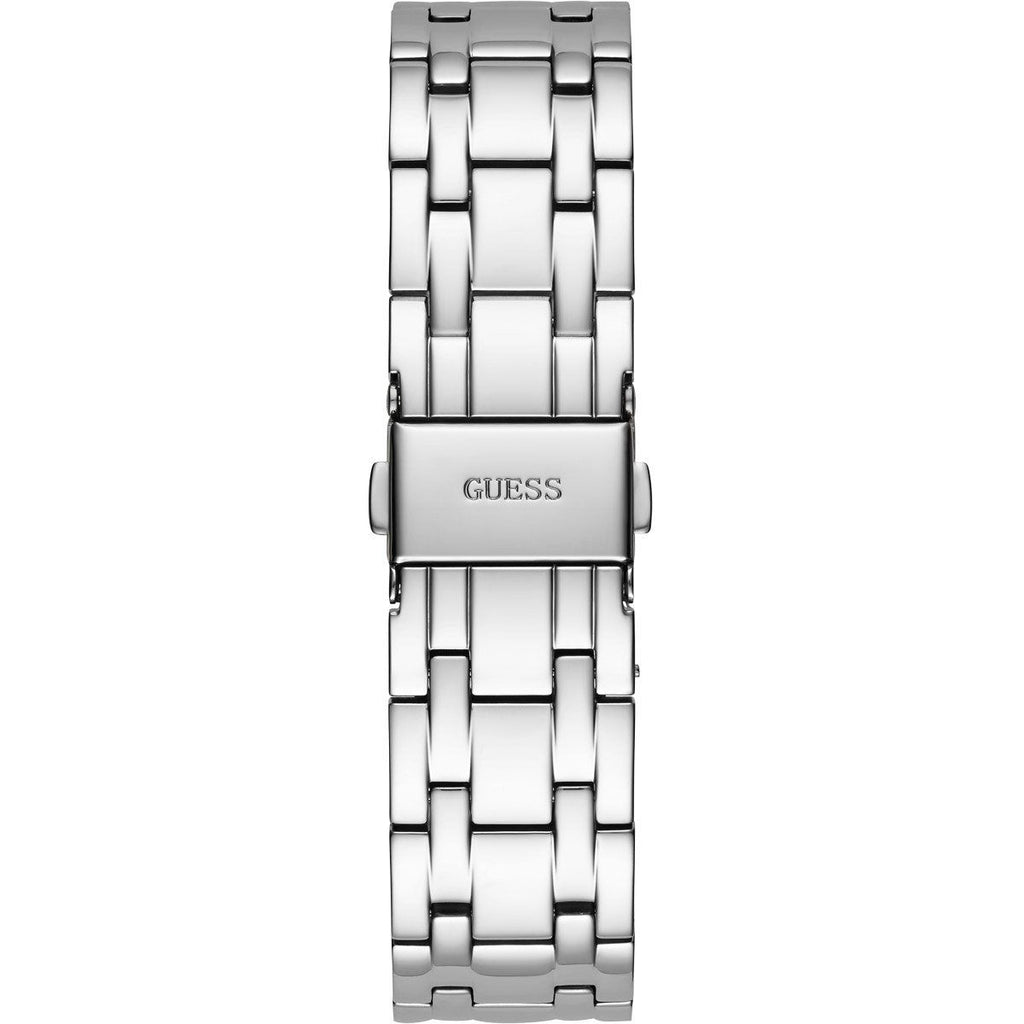 Guess Heiress Multifunction Diamonds Silver Dial Silver Steel Strap Watch for Women - GW0440L1 Buy Now By Guess