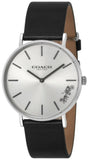 Coach Perry White Dial Black Leather Strap Watch for Women - 14503115 Buy Now By Coach
