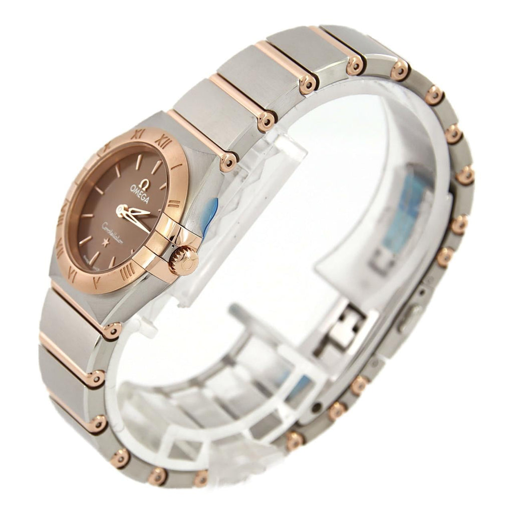 Omega Constellation Quartz Brown Dial Silver Steel Strap Watch for Women - 131.20.25.60.13.001 Buy Now By Omega