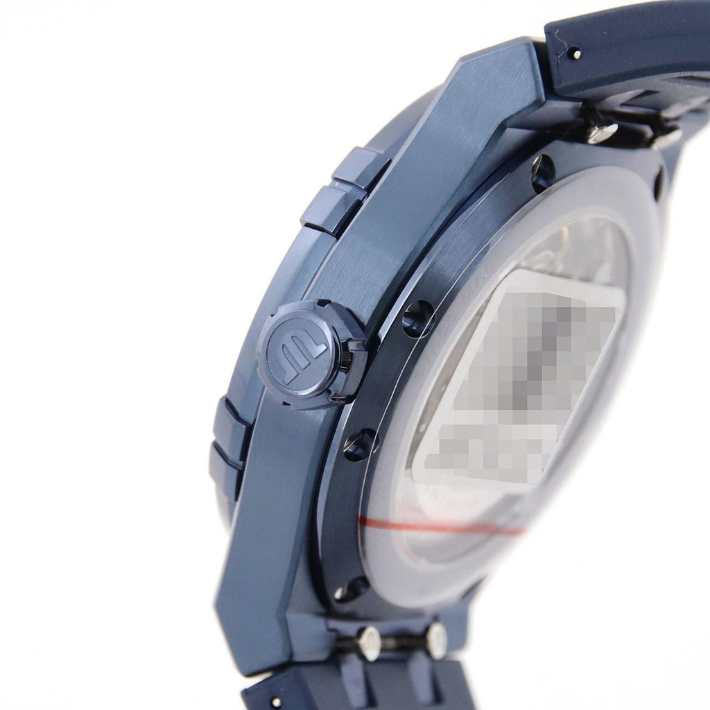 Maurice Lacroix Automatic PVD Limited Edition Blue Dial Blue Silicon Strap Watch For Men - AI6007-PVC00-430-4 Buy Now By Maurice Lacroix