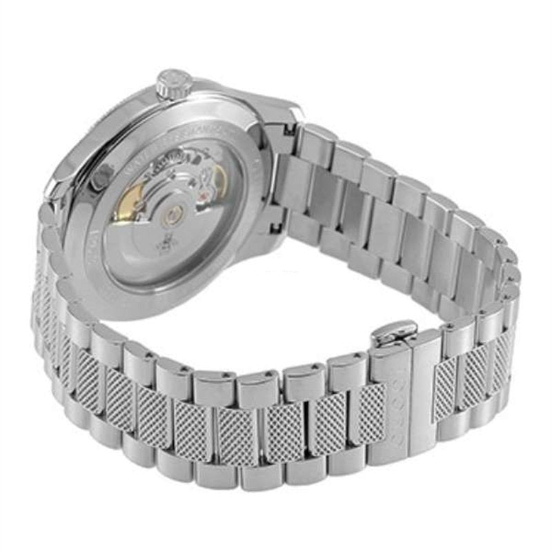 Gucci G Timeless Eryx Silver Dial Silver Steel Strap Watch For Men - YA126339/40 Buy Now By Gucci