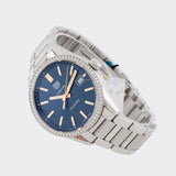 Tag Heuer Carrera Quartz Diamonds Blue Dial Silver Steel Strap Watch for Women - WAR1114.BA0601 Buy Now By Tag Heuer