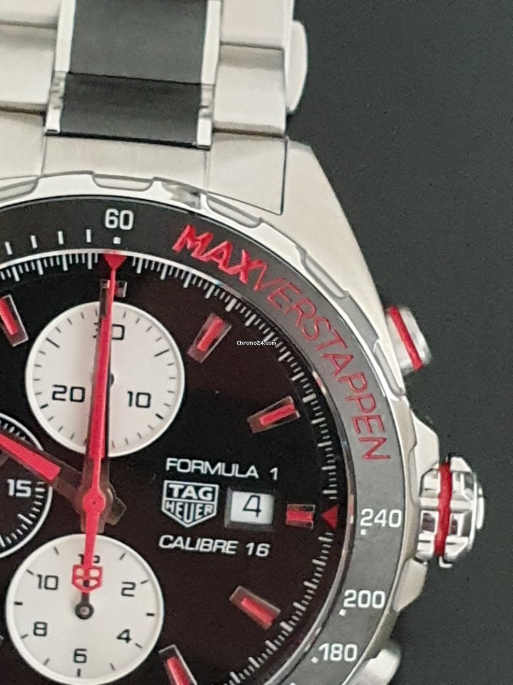 Tag Heuer Formula 1 Calibre 16 Max Verstappen Limited Edition Black Dial Two Tone Steel Strap Watch for Men - CAZ2018.BA0970 Buy Now By Tag Heuer