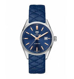 Tag Heuer Carrera Quartz Blue Dial Blue Calfskin Leather Strap Watch for Women - WAR1112.FC6391 Buy Now By Tag Heuer
