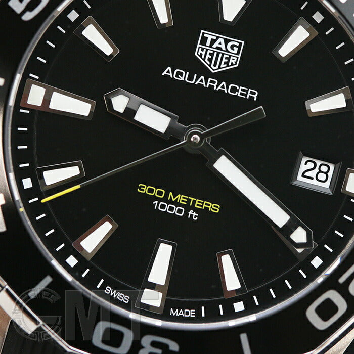 Tag Heuer Aquaracer Black Dial Black Rubber Strap Watch for Men - WAY111A.FT6151 Buy Now By Tag Heuer