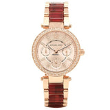 Michael Kors Parker Rose Gold Dial Two Tone Steel Strap Watch for Women - MK6239 Buy Now By Michael Kors