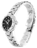 Tag Heuer Link Quartz Diamonds Black Dial Silver Steel Strap Watch for Women - WAT1410.BA0954 Buy Now By Tag Heuer