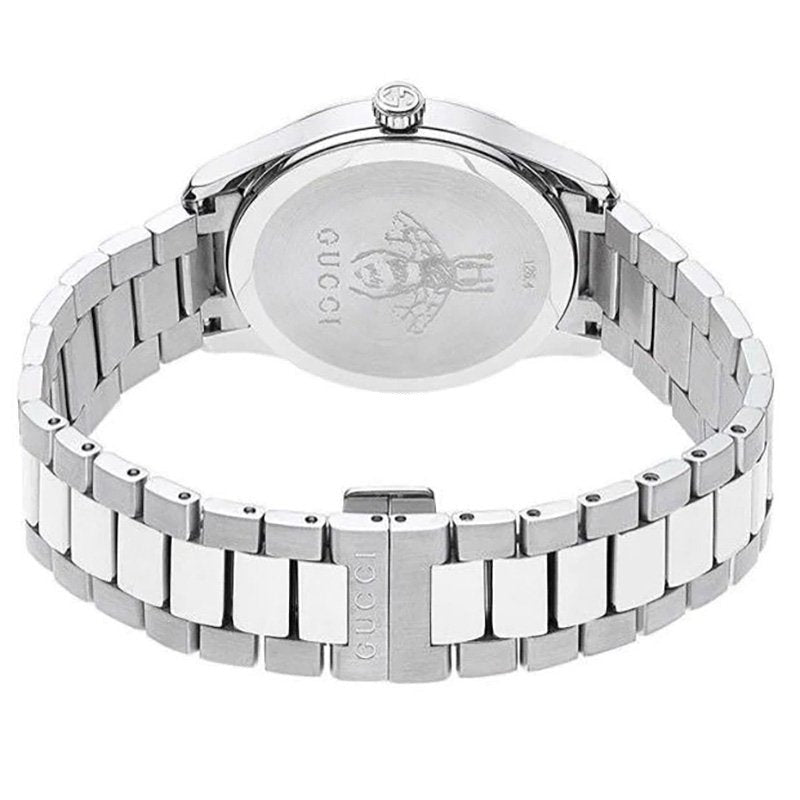 Gucci G Timeless Silver Dial Silver Steel Strap Watch For Women - YA1264095 Buy Now By Gucci