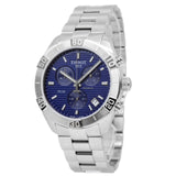 Tissot PR 100 Sport Quartz Chronograph Blue Dial Silver Steel Strap Watch For Men - T101.617.11.041.00 Buy Now By Tissot
