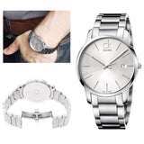 Calvin Klein City Silver Dial Silver Steel Strap Watch for Men - K2G2G146 Buy Now By Calvin Klein
