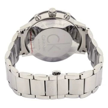 Calvin Klein Post Minimal Chronograph Black Dial Silver Steel Strap Watch for Men - K7627161 Buy Now By Calvin Klein