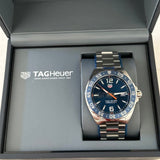 Tag Heuer Formula 1 Quartz 43mm Blue Dial Silver Steel Strap Watch for Men - WAZ1010.BA0842
