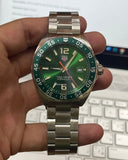Tag Heuer Formula 1 Quartz Green Dial Silver Steel Strap Watch for Men - WAZ1017.BA0842 Buy Now By Tag Heuer
