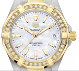 Tag Heuer Aquaracer Diamonds Mother of Pearl Dial Two Tone Steel Strap Watch for Women - WBD1321.BB0320 Buy Now By Tag Heuer