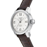 Tissot Le Locle Automatic Lady Silver Dial Brown Leather Strap Watch For Women - T41.1.113.77 Buy Now By Tissot