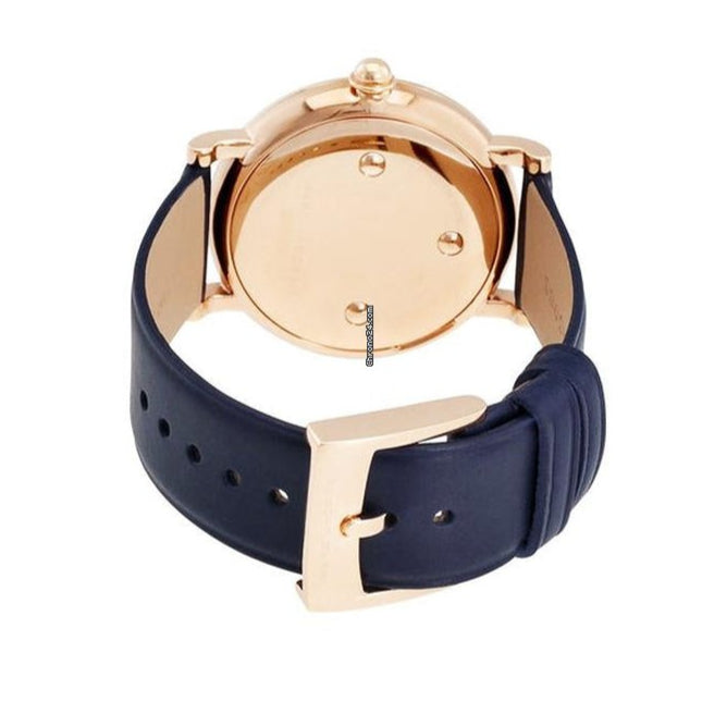 Marc Jacobs Roxy Navy Blue Dial Blue Leather Strap Watch for Women - MJ1534 Buy Now By Marc Jacobs