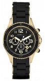 Marc Jacobs Rock Chronograph Black Dial Black Silicone Strap Watch for Women - MBM2552 Buy Now By Marc Jacobs