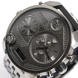 Diesel Mr Daddy 1.0 Gray Dial Gray Stainless Steel Watch For Men - DZ7247 Buy Now By Diesel