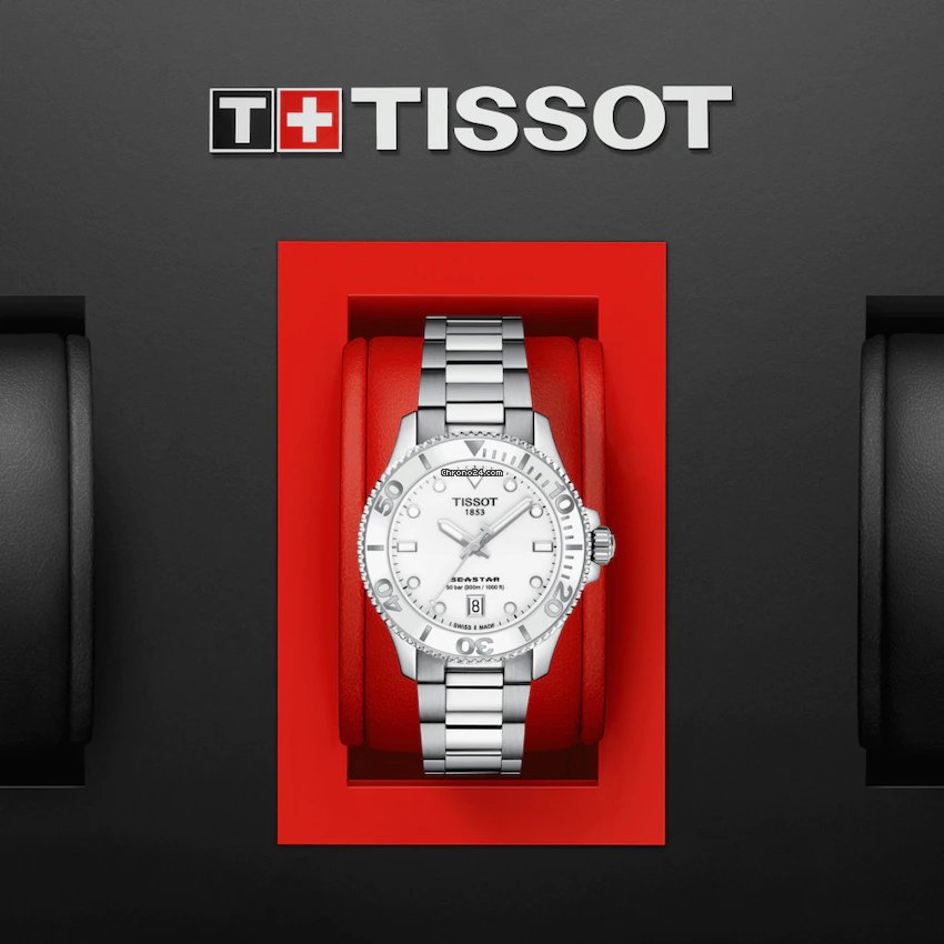 Tissot Seastar 1000 Lady White Dial Silver Steel Strap Unisex Watch - T120.210.11.011.00 Buy Now By Tissot