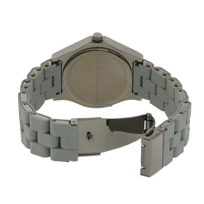 Marc Jacobs Pelly Grey Dial Grey Silicone Strap Watch for Women - MBM2539 Buy Now By Marc Jacobs