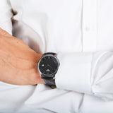 Tissot T Classic Tradition Black Dial Black Leather Strap Watch For Men - T063.610.16.057.00 Buy Now By Tissot