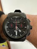 Burberry The Endurance Chronograph Black Dial Black Rubber Strap Watch For Men - BU9802 Buy Now By Burberry