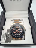 Hugo Boss Supernova Black Dial Two Tone Steel Strap Watch for Men - 1513358 Buy Now By Hugo Boss