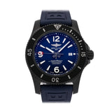 Breitling Superocean Automatic 46mm Blue Dial Blue Rubber Strap Watch for Men - M17368D71C1S1 Buy Now By Breitling