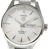 Tag Heuer Carrera Calibre 5 Automatic White Dial Silver Steel Strap Watch for Men - WAR201B.BA0723 Buy Now By Tag Heuer