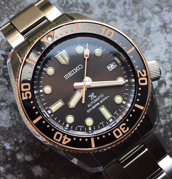 Seiko Prospex Sea Diver Automatic Brown Dial Silver Steel Strap Watch For Men - SPB240J1 Buy Now By Seiko