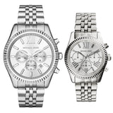 Michael Kors Lexington Silver Dial Silver Steel Strap Watch for Women - MK5555 Buy Now By Michael Kors