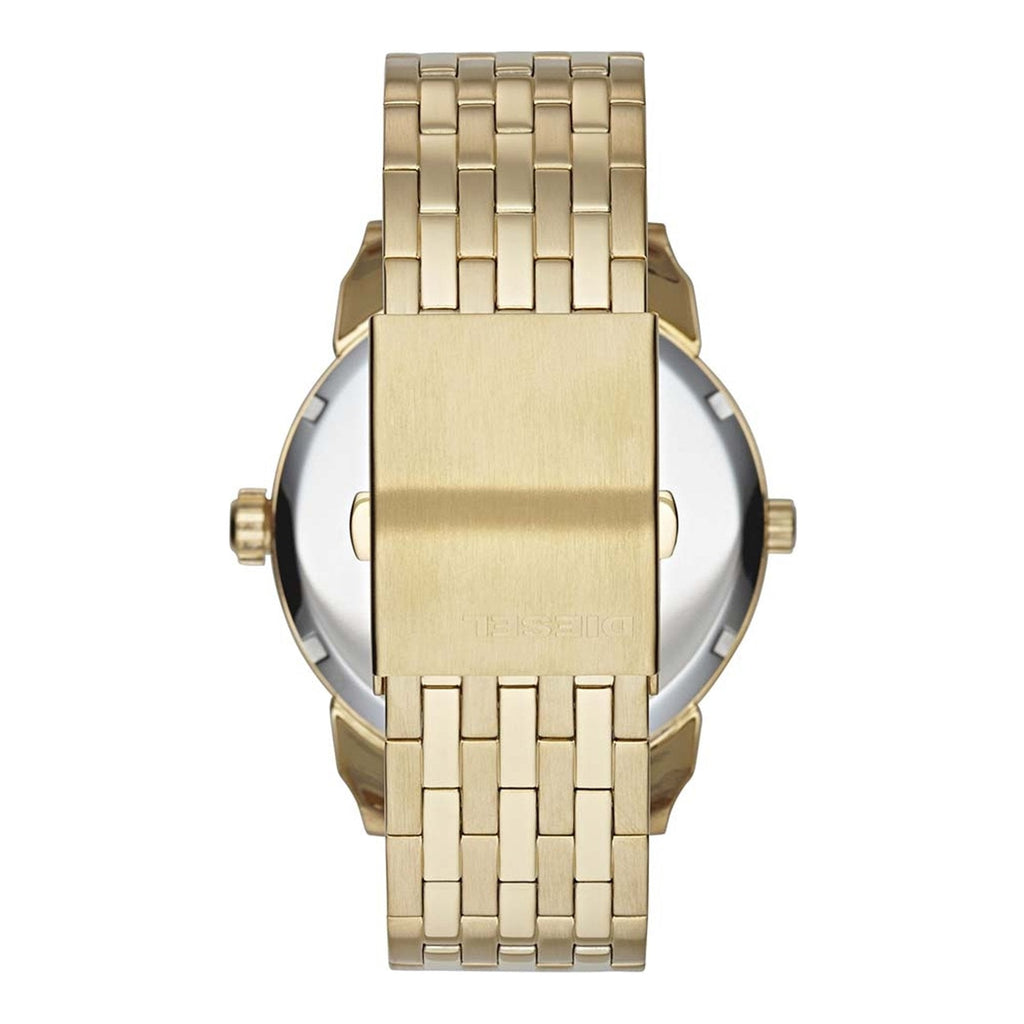 Diesel Mini Daddy Gold Dial Gold Steel Strap Watch For Men - DZ7306 Buy Now By Diesel