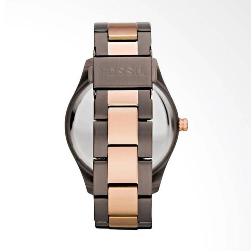 Fossil Stella Multifunction Brown Dial Two Tone Steel Strap Watch for Women - ES4079 Buy Now By Fossil