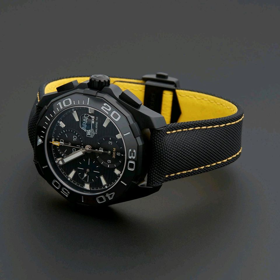 Tag Heuer Aquaracer Black PVD Dial Watch for Men - CAY218A.FC6361