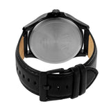 Armani Exchange Hampton Quartz Blue Dial Black Leather Strap Watch for Men - AX2411 Buy Now By Armani Exchange
